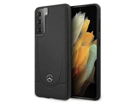 Funda para Samsung Galaxy S21 MERCEDES Original slot Negro