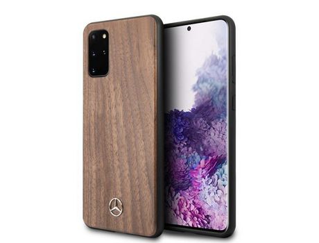 Funda Rígido MERCEDES Mehcs67Vwolb S20+ G985 Marrón Wood Line Walnut