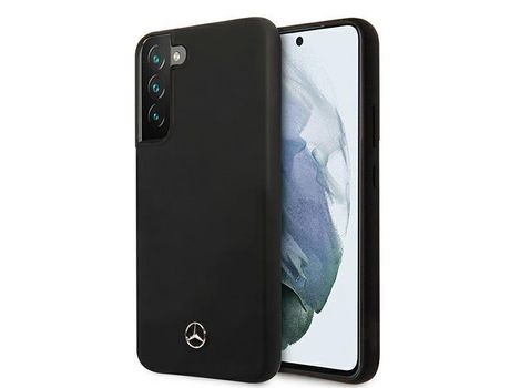 Funda MERCEDES Mehcs22Ssilbk S22 S901 Negro/Negro Silicona