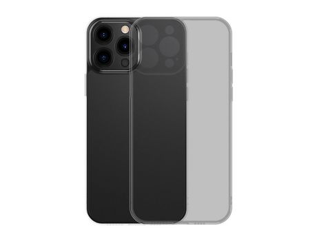 Funda Fosco BASEUS para iPhone 13 Pro Dura con Marco de Gel Negro Arws001001