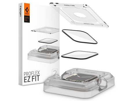 Película Apple Watch 7 SPIGEN Cristal Flexible 41Mm Transparente
