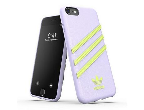 Funda para iPhone Se 2020 y 6 y 6S y 7 y 8 ADIDAS Original Morado