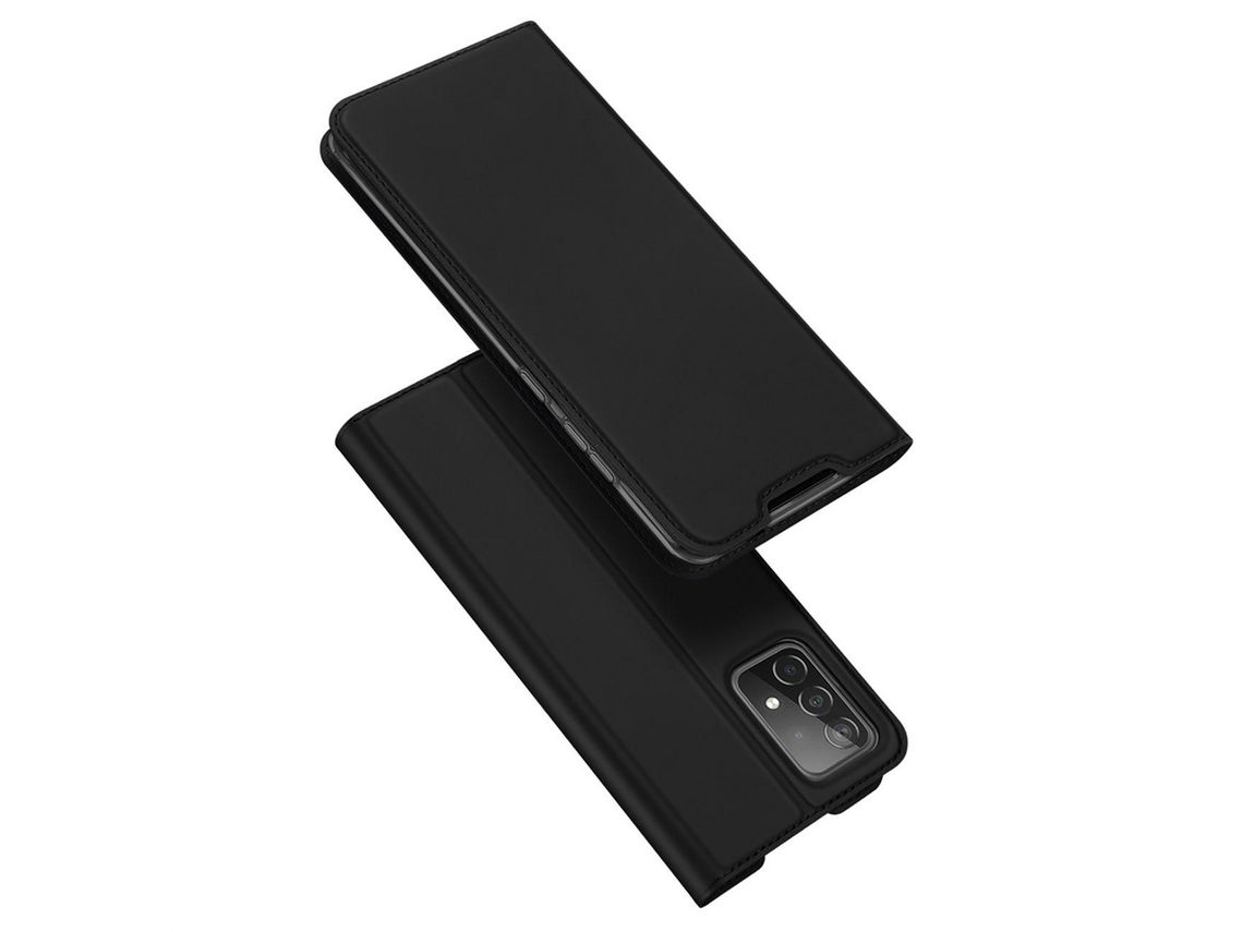 Funda para Samsung Galaxy A73 DUX DUCIS Piel Sintética holster Negro