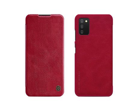 Funda para Samsung Galaxy A03S NILLKIN Piel Sintética Rojo