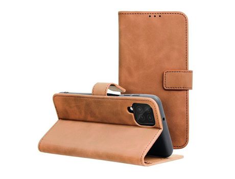 Funda para Samsung Galaxy A12 FORCELL Libro Marrón