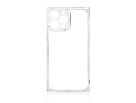 Funda Transparente Quadrada para iPhone 13 Pro de Gel Transparente
