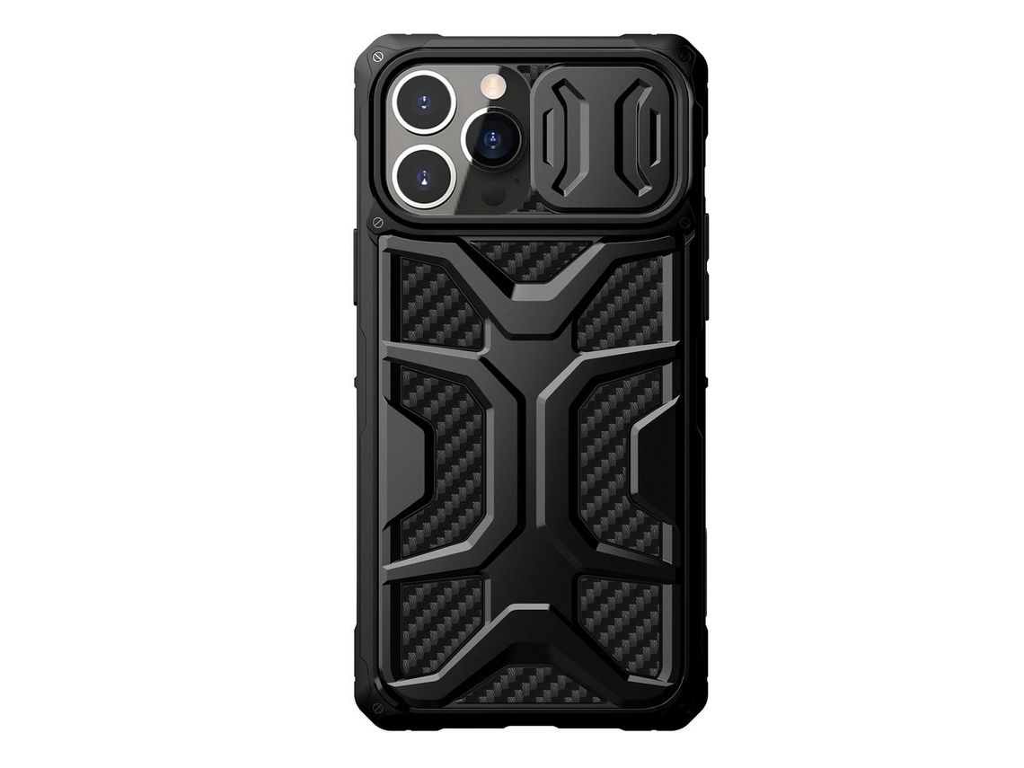 Funda NILLKIN Adventruer para iPhone 13 Pro Max Armor con de Cámara Negro