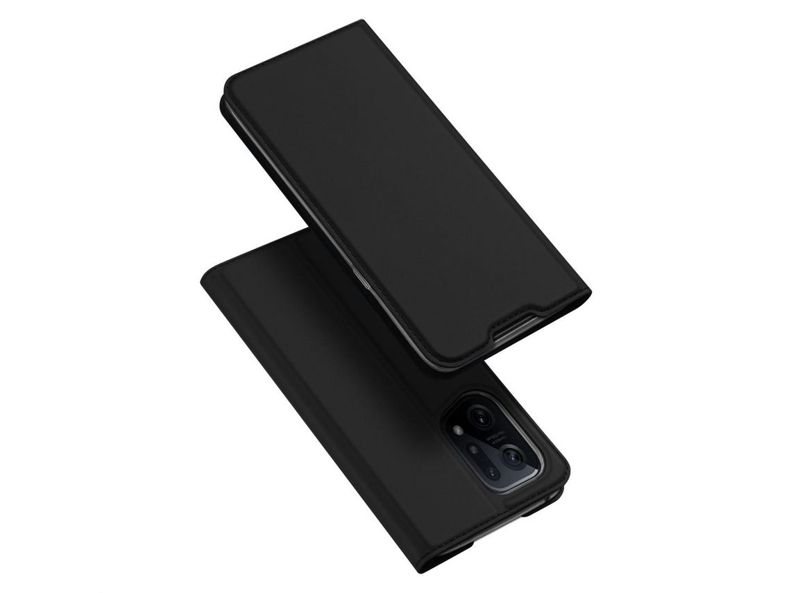 Funda DUX DUCIS Skin Pro con Flip Oppo Find X5 Negro