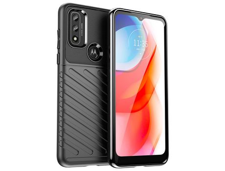 Funda Rígida Flexible Thunder para Motorola Moto G Play 2022 Negro