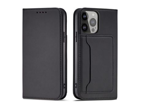 Funda de Tarjeta Magnética para iPhone 13 Mini Negro