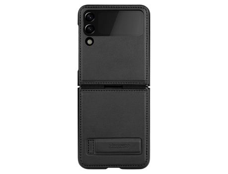 Funda de Couro Sintético NILLKIN Qin para Samsung Galaxy Z Flip 3 Negro