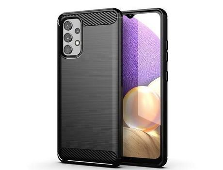 Funda para Samsung Galaxy A33 5G FORCELL Efecto Carbono Negro