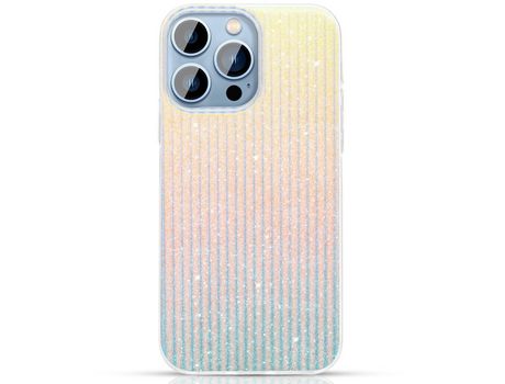 Funda para iPhone 13 Pro KINGXBAR Luxuosa Soft Naranja