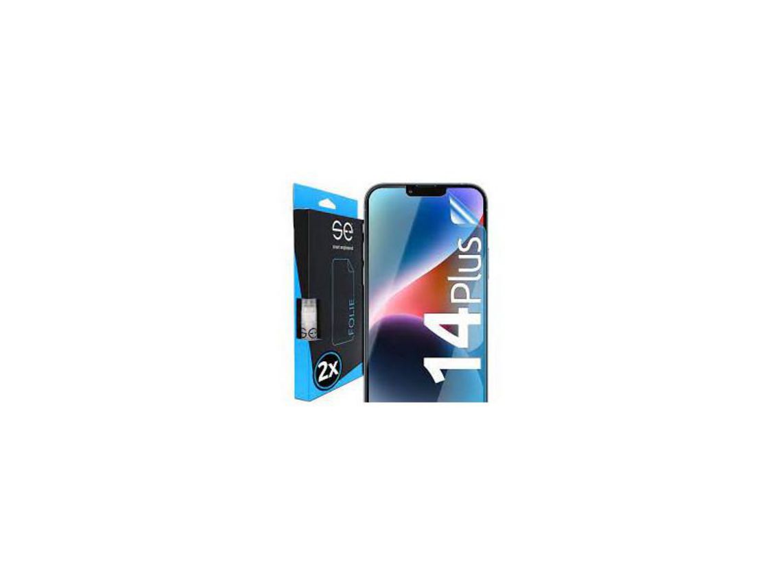 SMART ENGINEERED 2x3D Screen Protector for Apple iPhone 14 Plus transparent