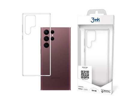Funda para Samsung Galaxy S22 Ultra 3mk Rígida Transparente