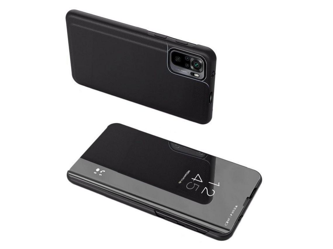 Funda para Xiaomi Poco X4 Nfc 5G HURTEL Clear View Negro