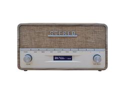 DENVER DAB-36LW radio Portátil Digital Marrón, Blanco