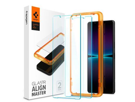 Película Cristal Templado para SPIGEN Alm Glas.Tr Slim 2 Pacotes para Sony Xperia 1 Iv