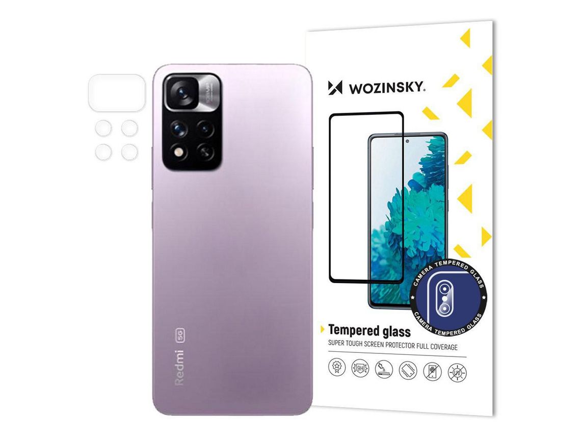Película Cámara Xiaomi Poco X4 Nfc 5G WOZINSKY Cristal Full Cover Transparente