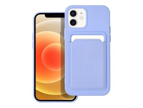 Funda FORCELL Card para iPhone 12/12 Pro Violeta