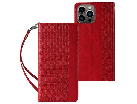 Funda iPhone 13 Pro Colgante con Mini Cordón Rojo