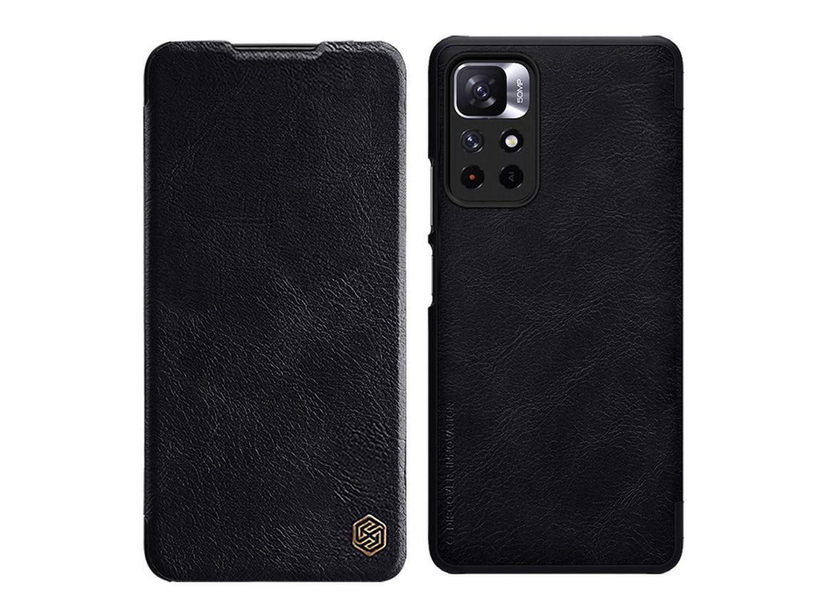 Funda para Xiaomi Poco M4 Pro 5G NILLKIN Piel Sintética Negro