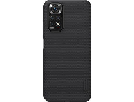 Funda NILLKIN Super Frosted Shield + Soporte para Xiaomi Rojo mi Note 11S / Note 11 Negro