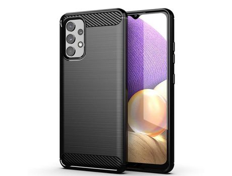 Funda para Samsung Galaxy A13 4G FORCELL Efecto Carbono Negro