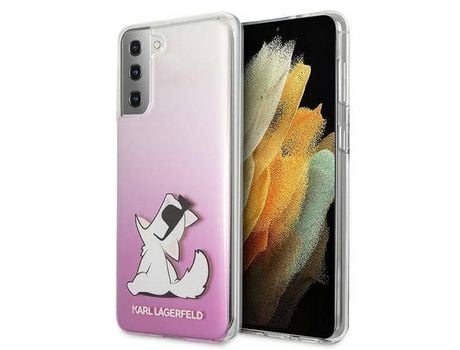 Funda para Samsung Galaxy S21 Plus KARL LAGERFELD Original Soft Rosa