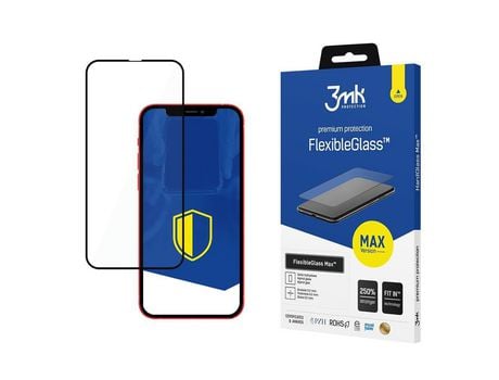 Película Cristal Flexible Apple para iPhone 13 Pro Max Negro 3Mk Flexibleglass Max™