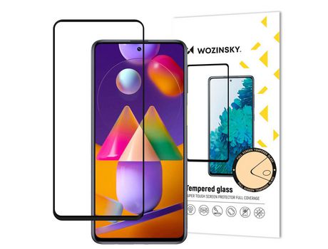 Película Cristal Templado para para Samsung Galaxy M51 Negro