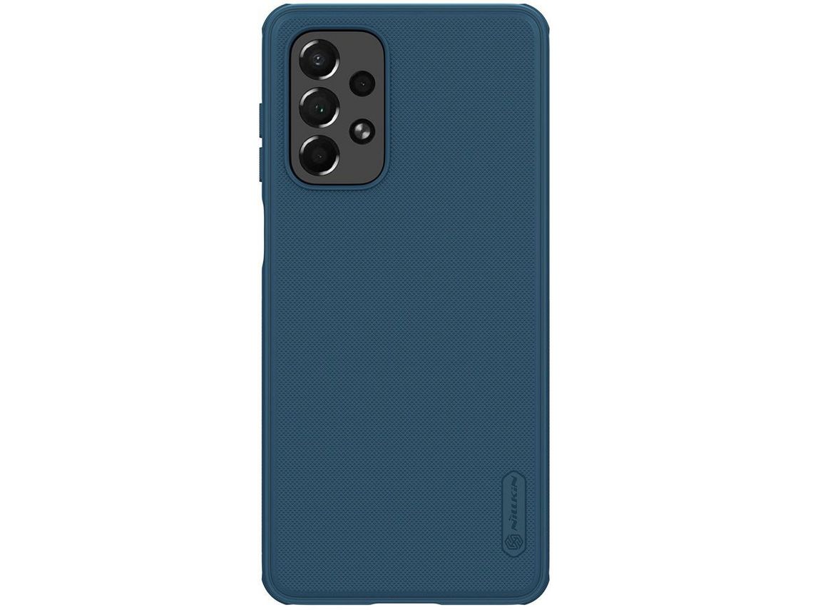 Funda Durable NILLKIN Super Frosted Shield Pro para Samsung Galaxy A73 Azul