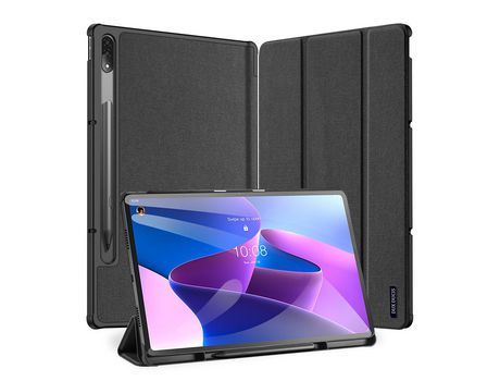 Funda plegable para Tablet DUX DUCIS Domo con Función Smart Sleep Lenovo Tab P12 Pro Negro