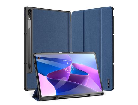 Funda plegable para Tablet DUX DUCIS Domo con Función Smart Sleep Lenovo Tab P12 Pro Azul