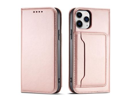 Funda de Tarjeta Magnética para iPhone 12 Rosa