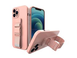 Funda Cordón de Silicona para Xiaomi Poco X4 Pro 5G Rosa