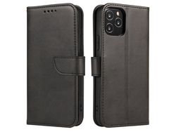 Funda Magnética Elegante con Aba y Función de Soporte Oneplus Nord N200 5G Negro