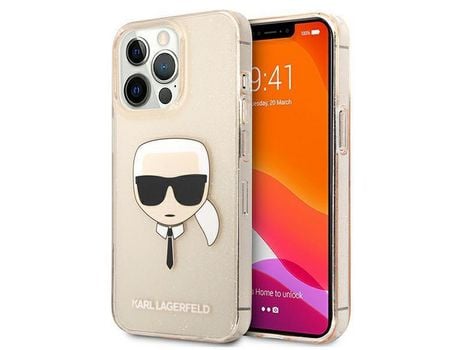 Funda para iPhone 13 KARL LAGERFELD Original 6.1'' loft Dorado