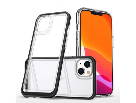 Funda para iPhone 13 Mini HURTEL Acrílico Negro