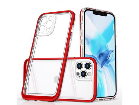Funda para iPhone 12 Pro Max HURTEL Acrílico Rojo