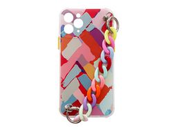 Funda para Samsung Galaxy A72 4G HURTEL con Cadena Thin Multicolores