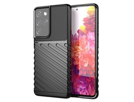Funda para Samsung Galaxy S22 Ultra HURTEL Rígida Thin Negro