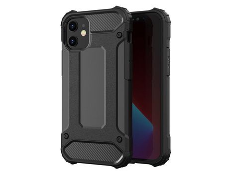 Funda para iPhone 12 Pro Max HURTEL Rígida Negro