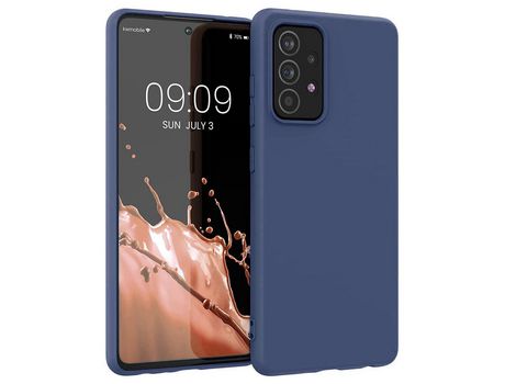 Funda para Samsung Galaxy A22 4G HURTEL Silicona Rubber Azul