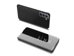 Funda para Samsung Galaxy S22 Plus HURTEL Clear View Negro