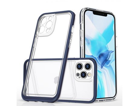 Funda para iPhone 12 Pro Max HURTEL Acrílico Azul
