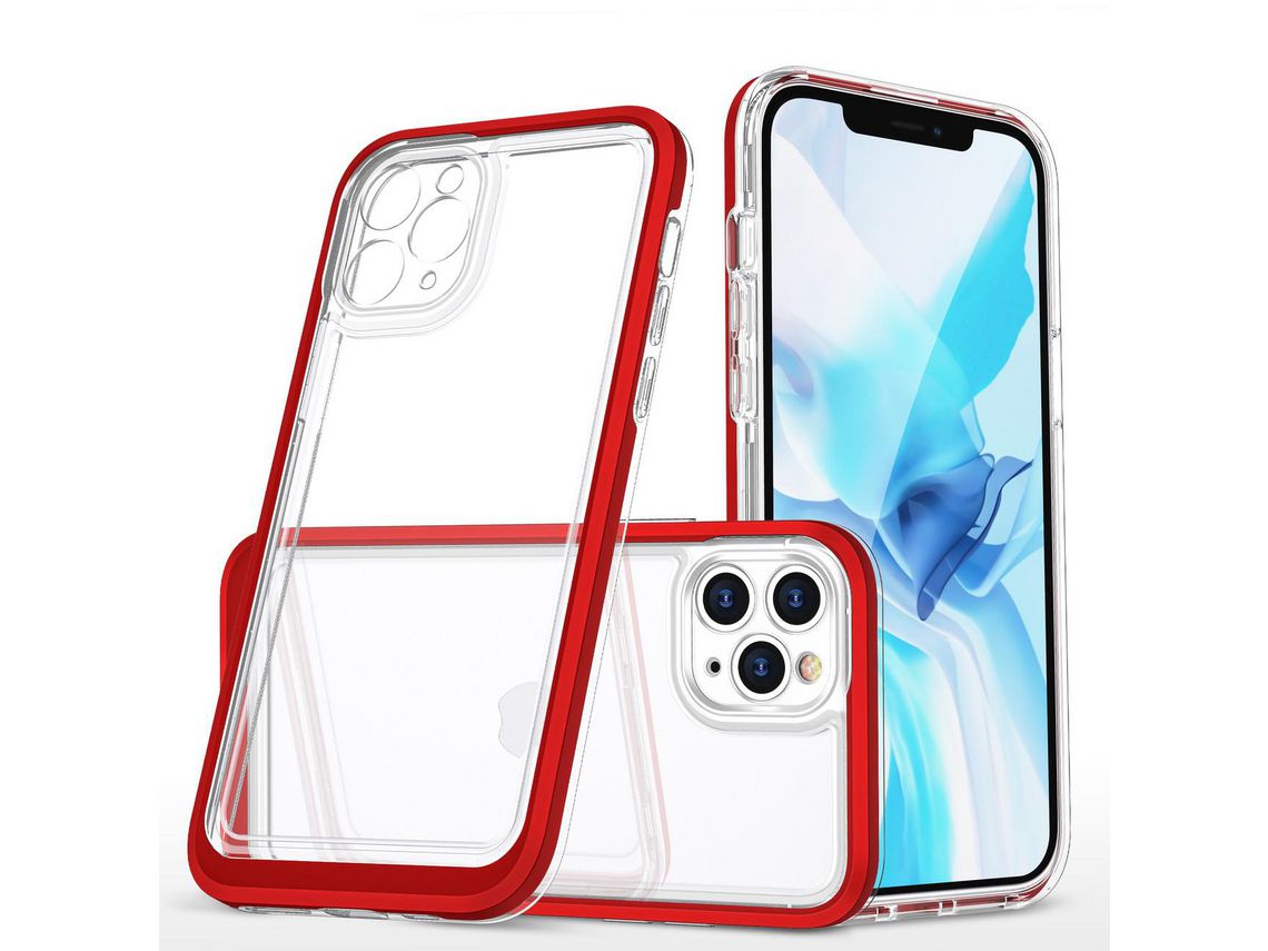 Funda para iPhone 11 Pro Max HURTEL Acrílico Rojo