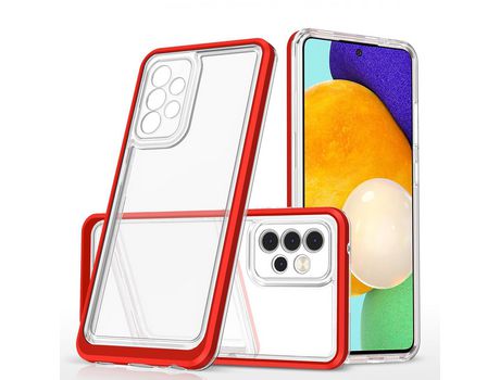 Funda para Samsung Galaxy A53 5G HURTEL Acrílico Rojo