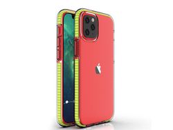 Funda para iPhone 13 Mini HURTEL Silicona Amarillo