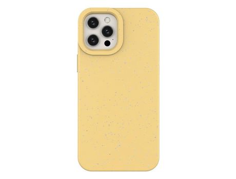 Funda para iPhone 12 Pro Max HURTEL Eco Amarillo